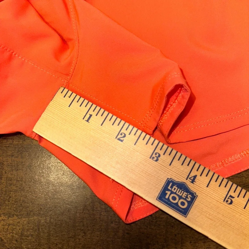 Nike Womens One Dri-fit Ultra High waisted 3"‎ brief lined shorts magic ember XS - Picture 6 of 7